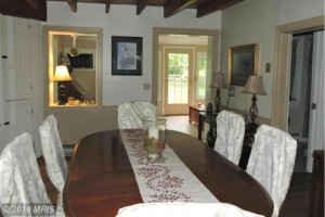 Log Home Dining Room
